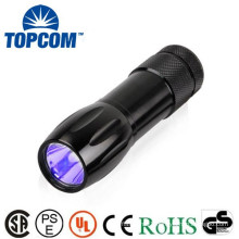 Scorpion Hunting UV Torch Black Aluminum UV Blacklight Torch for Testing